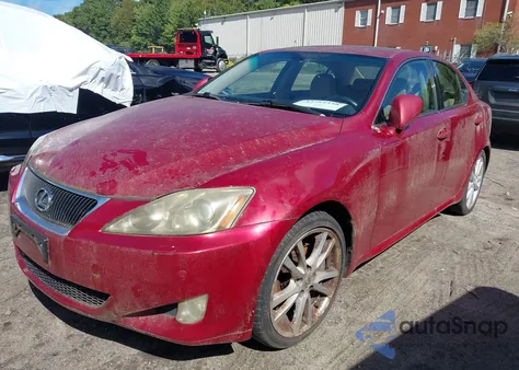 2006 Lexus Is 350 z USA, uszkodzony, nr VIN JTHBE262262005405
